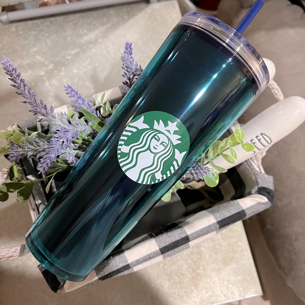 NEW! Starbucks Tumbler with Sequin Refillable Lid